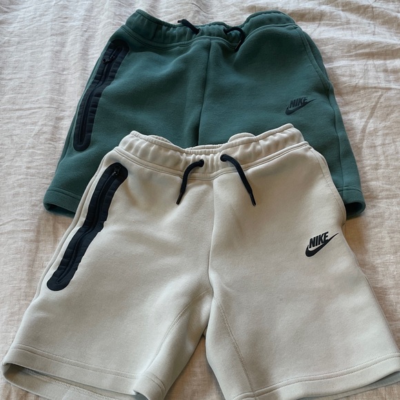 Nike Other - Nike Tech Kids' Shorts in Green and Cream